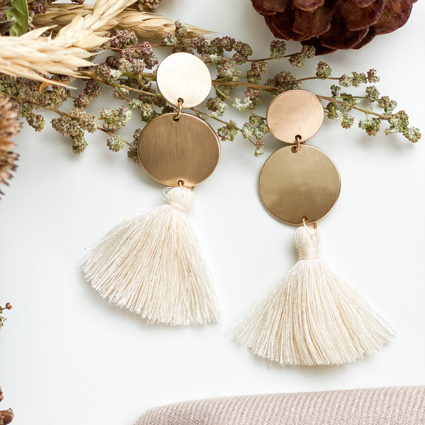 Calabria Earring Ivory