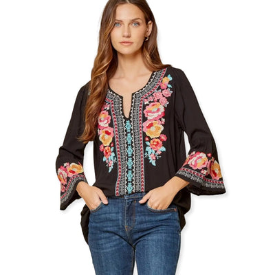 Naples Embroidered Top