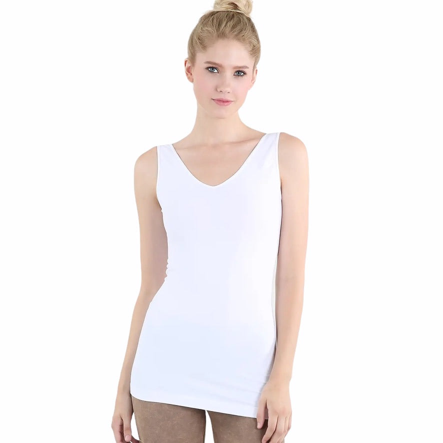 Reversible White NikiBiki Tank