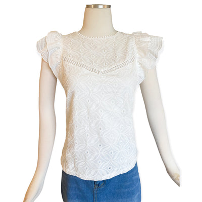 Charlotte Eyelet Top