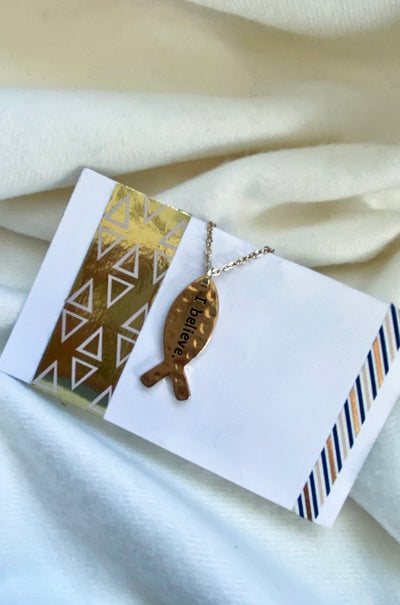 I Believe Christian Faith Necklace