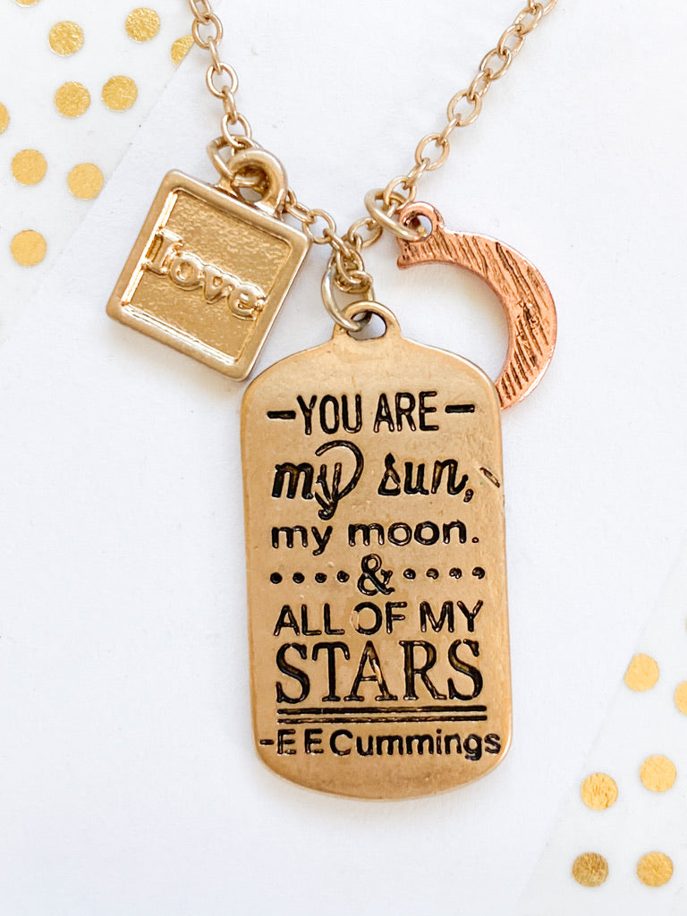 You are My Sun Necklace