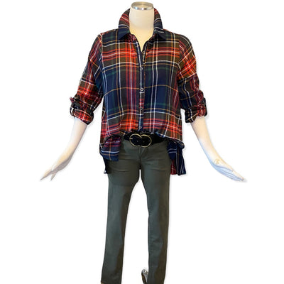 Linz Plaid Flannel Top