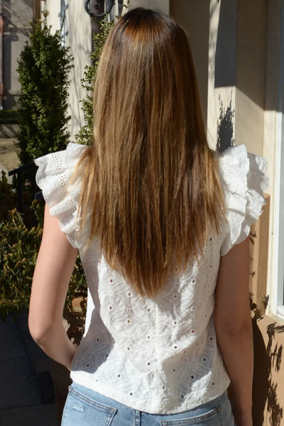 Charlotte Eyelet Top