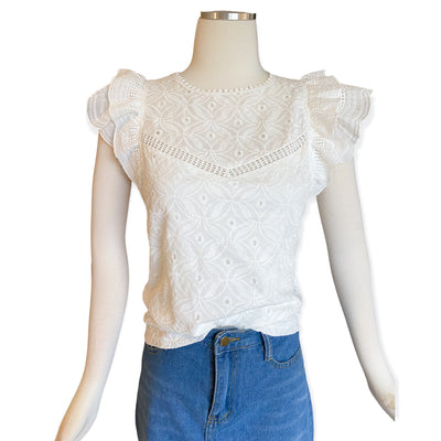 Charlotte Eyelet Top