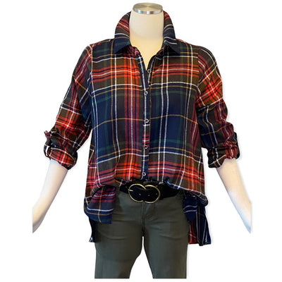 Linz Plaid Flannel Top