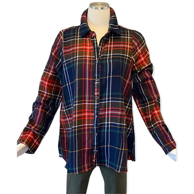 Linz Plaid Flannel Top