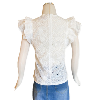 Charlotte Eyelet Top