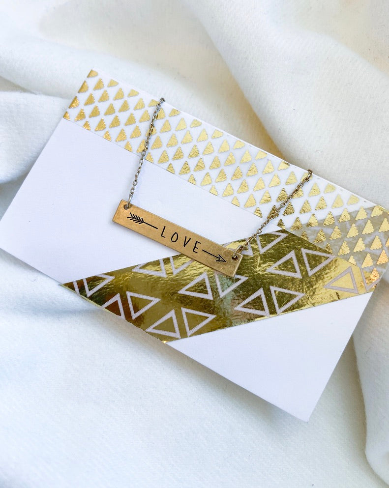 Love and Arrow Necklace
