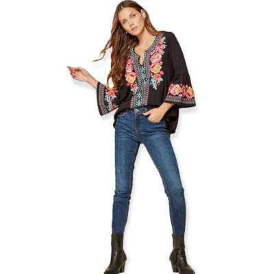 Naples Embroidered Top