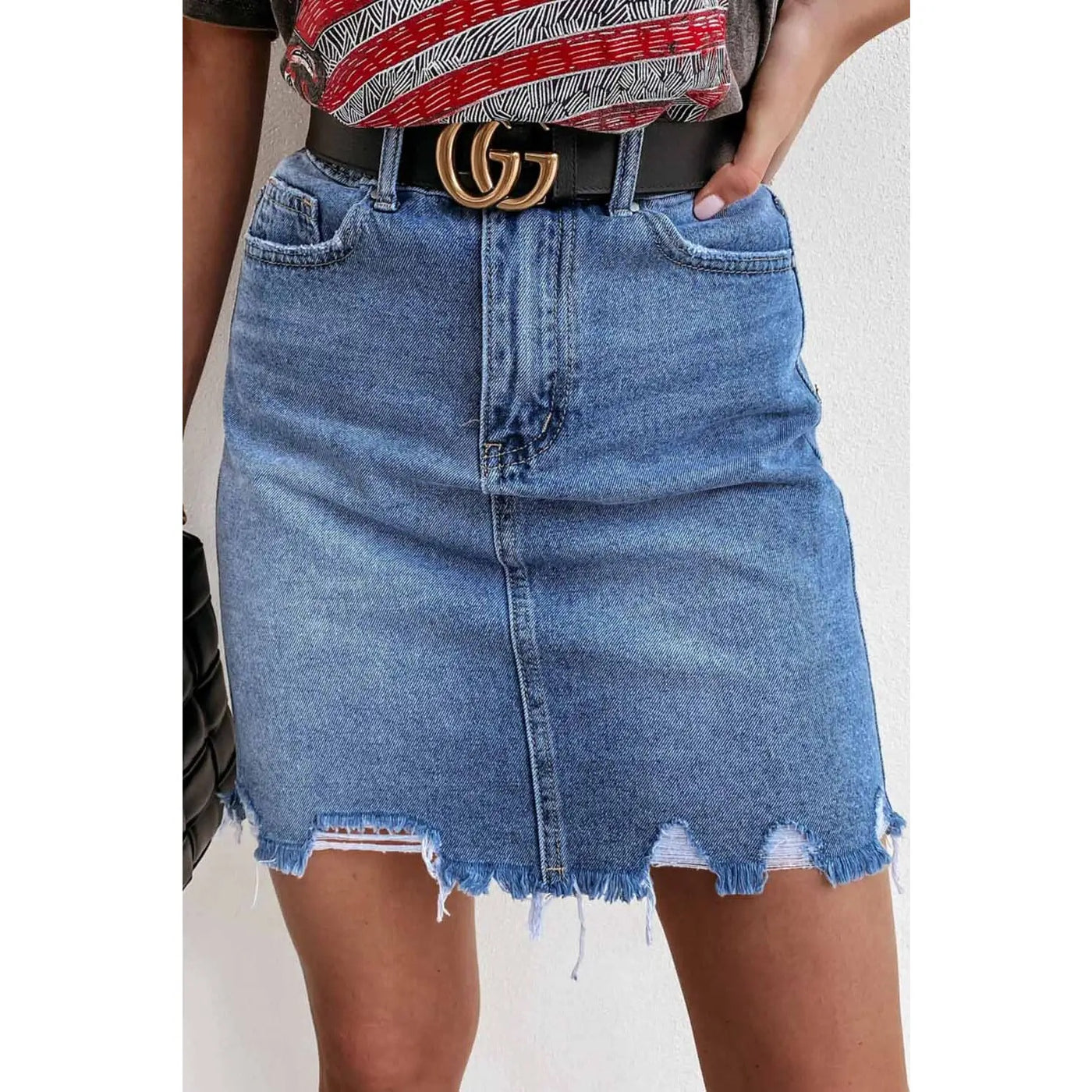 Montclair Denim Skirt