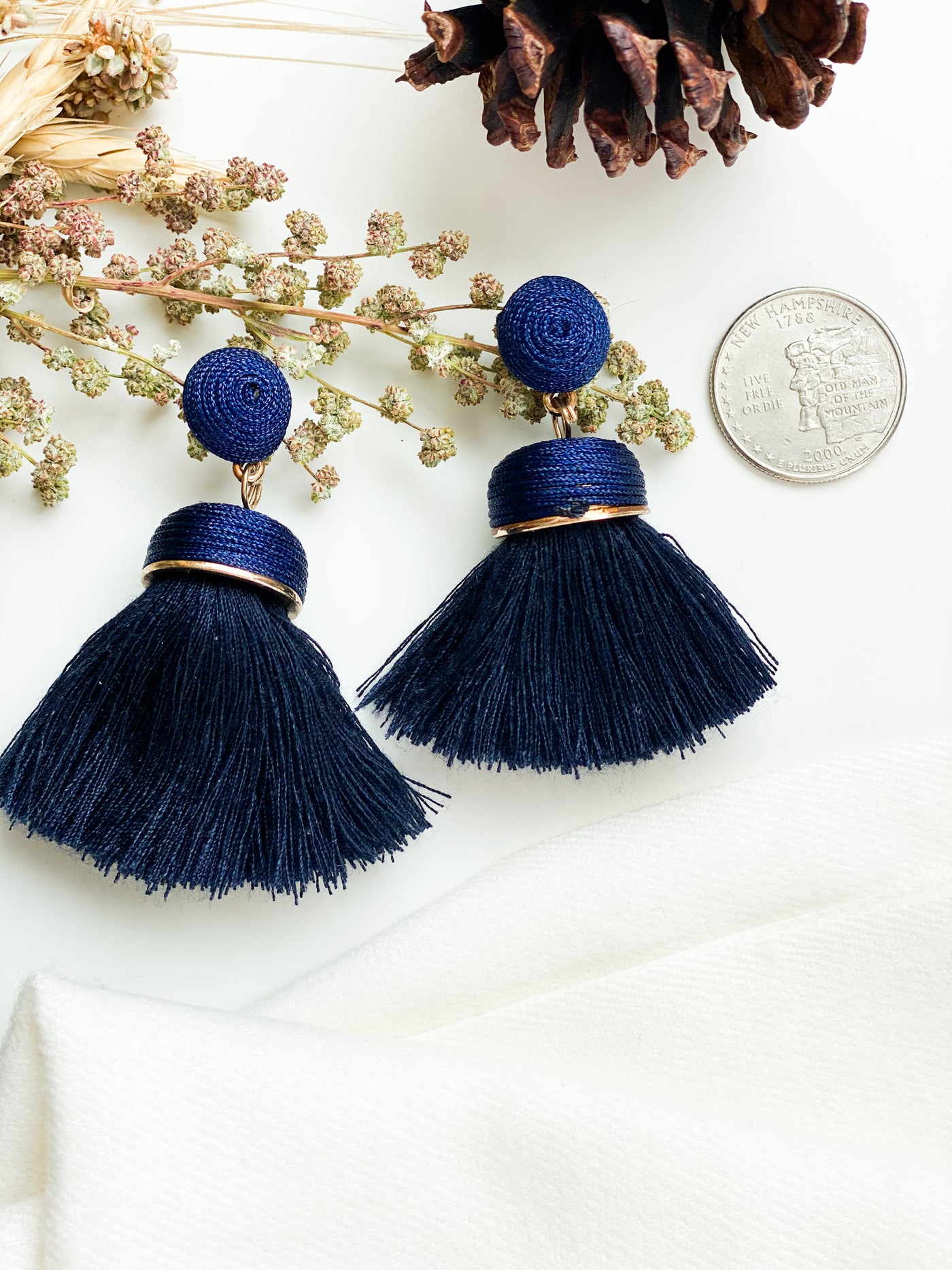 Saguaro Earring Navy