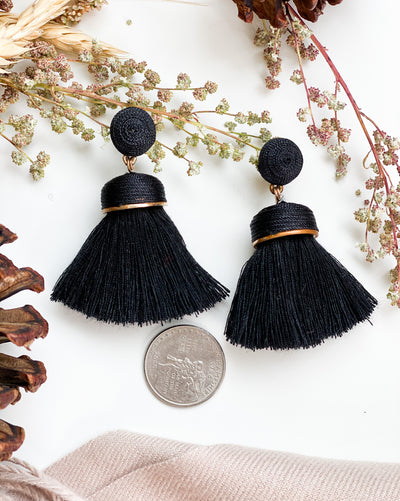 Saguaro Earring Black
