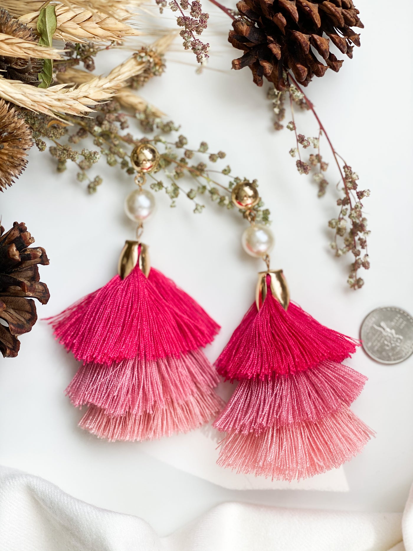 Let's Party Earrings Pink