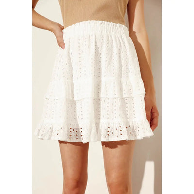 Savannah Eyelet Skirt