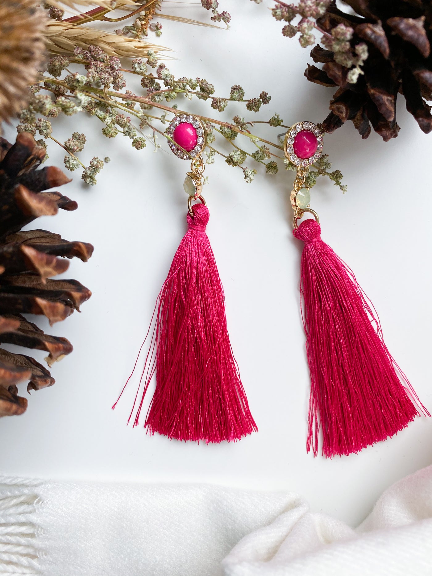 Pink Champagne Earrings