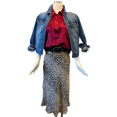 Kenya Leopard Print Midi