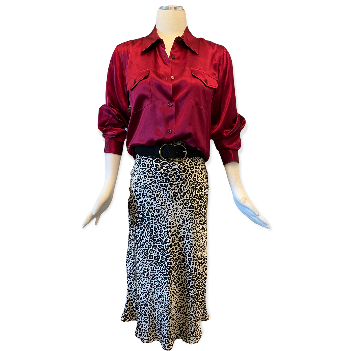 Kenya Leopard Print Midi
