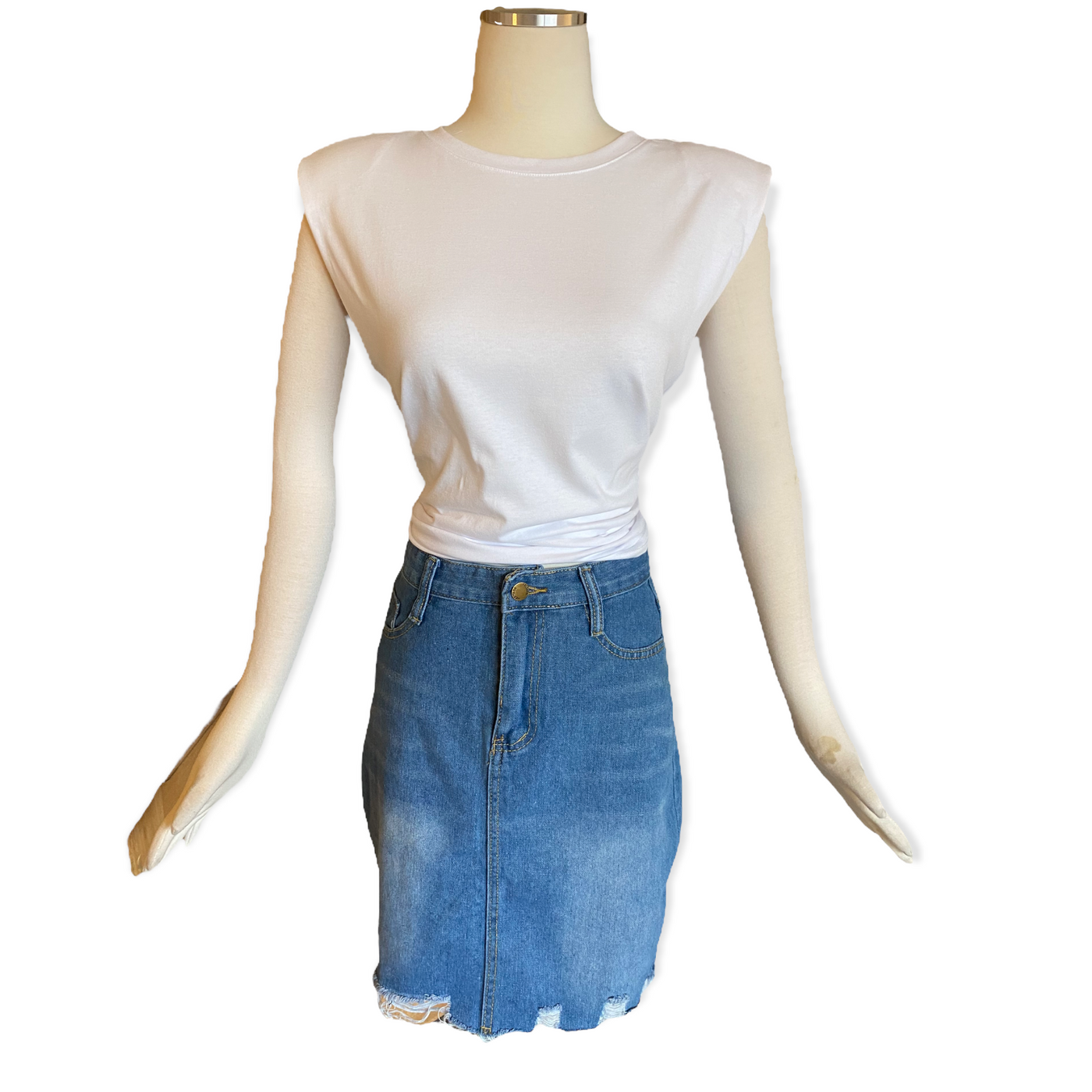 Montclair Denim Skirt