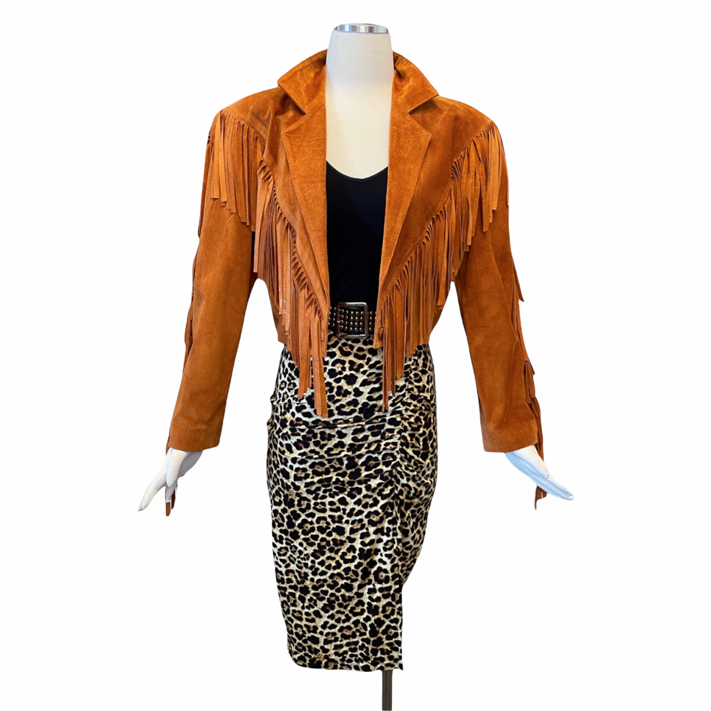 Lagos Leopard Print Midi