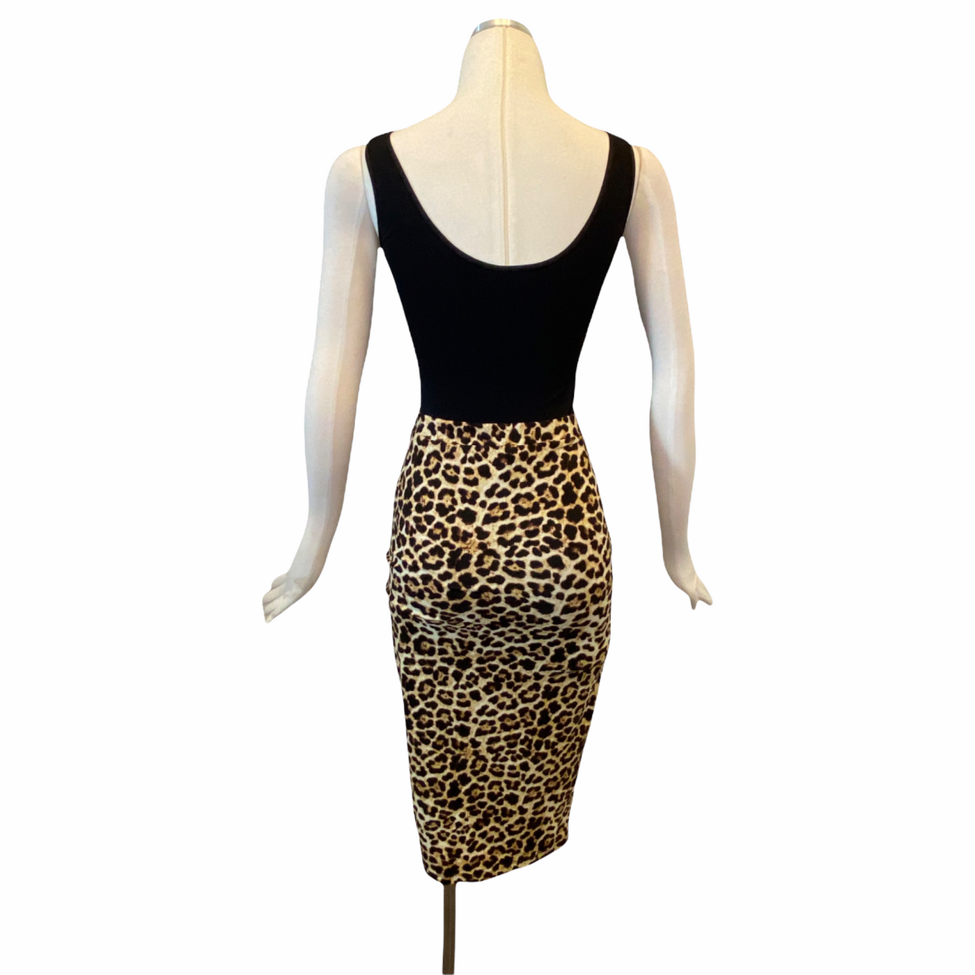 Lagos Leopard Print Midi