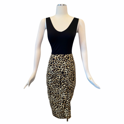 Lagos Leopard Print Midi