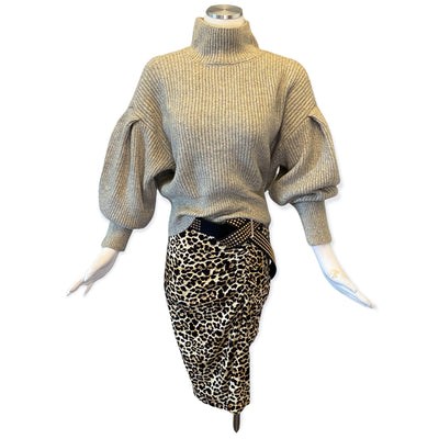 Lagos Leopard Print Midi