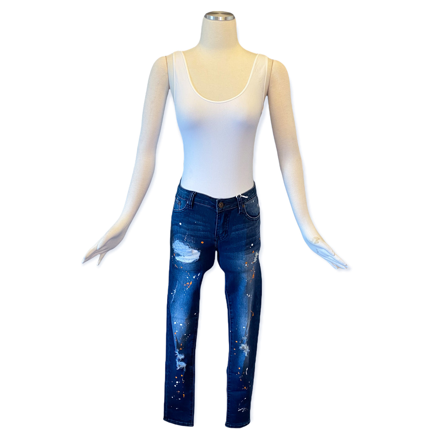Hollywood Hills Splatter Jeans