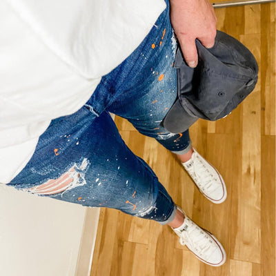 Hollywood Hills Splatter Jeans