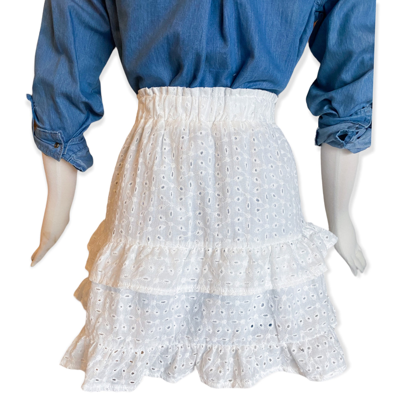 Savannah Eyelet Skirt