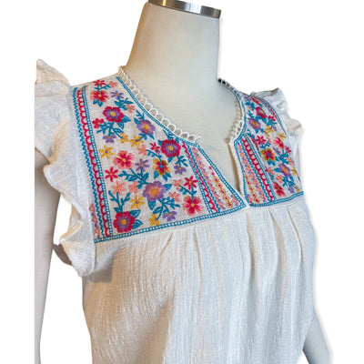 Lima Embroidered Top