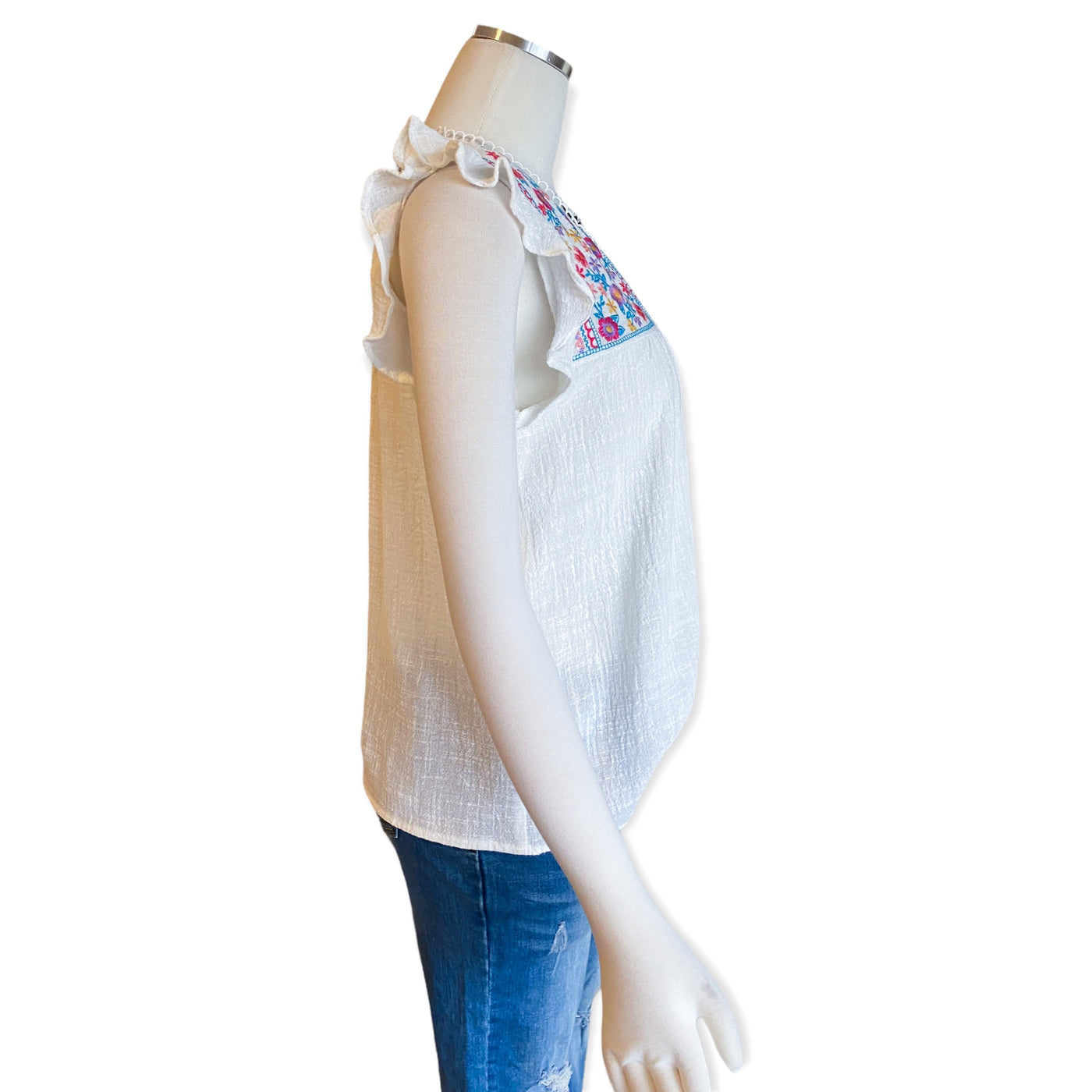 Lima Embroidered Top