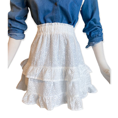 Savannah Eyelet Skirt