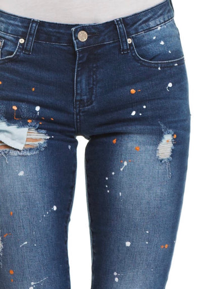Hollywood Hills Splatter Jeans