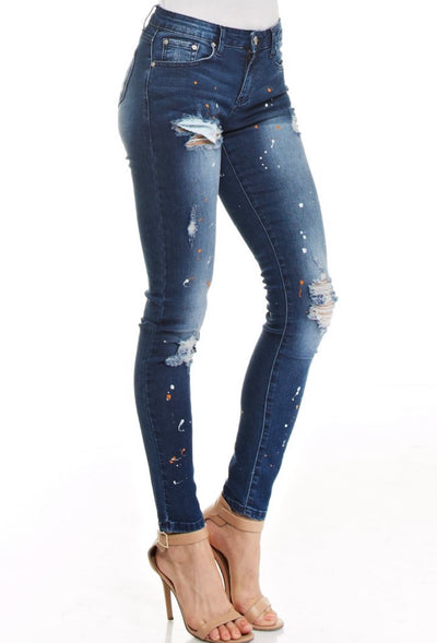 Hollywood Hills Splatter Jeans