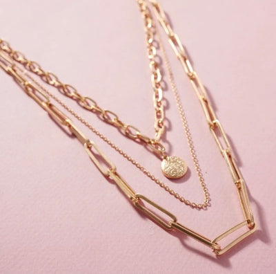 Anna multi chain necklace