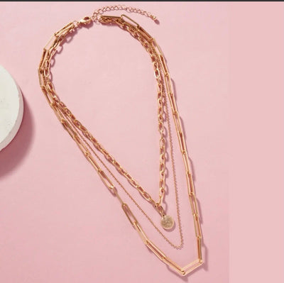 Anna multi chain necklace