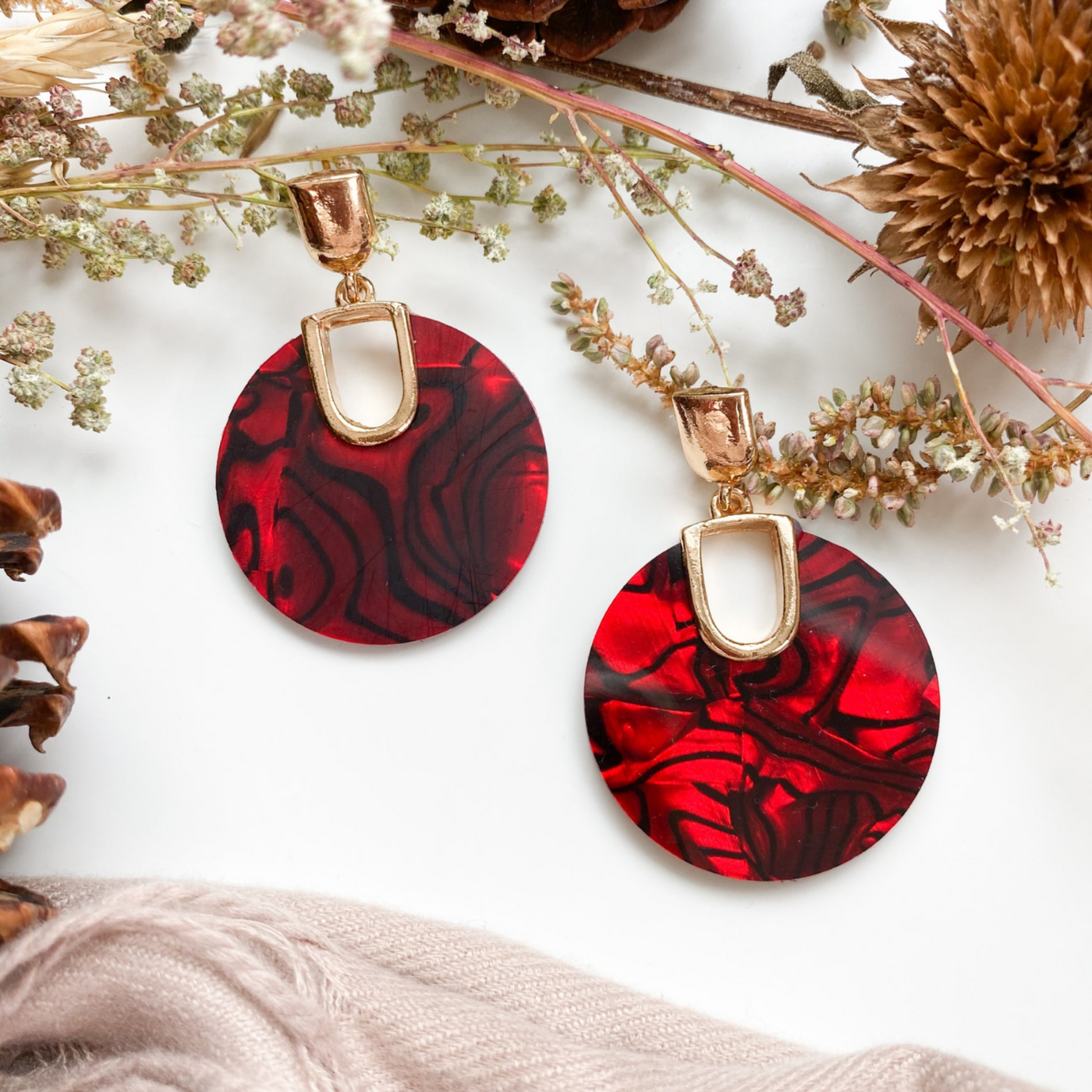 Daydreamer Earring Red