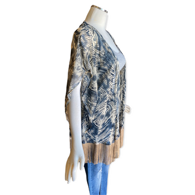 Gold Beach Kimono Navy