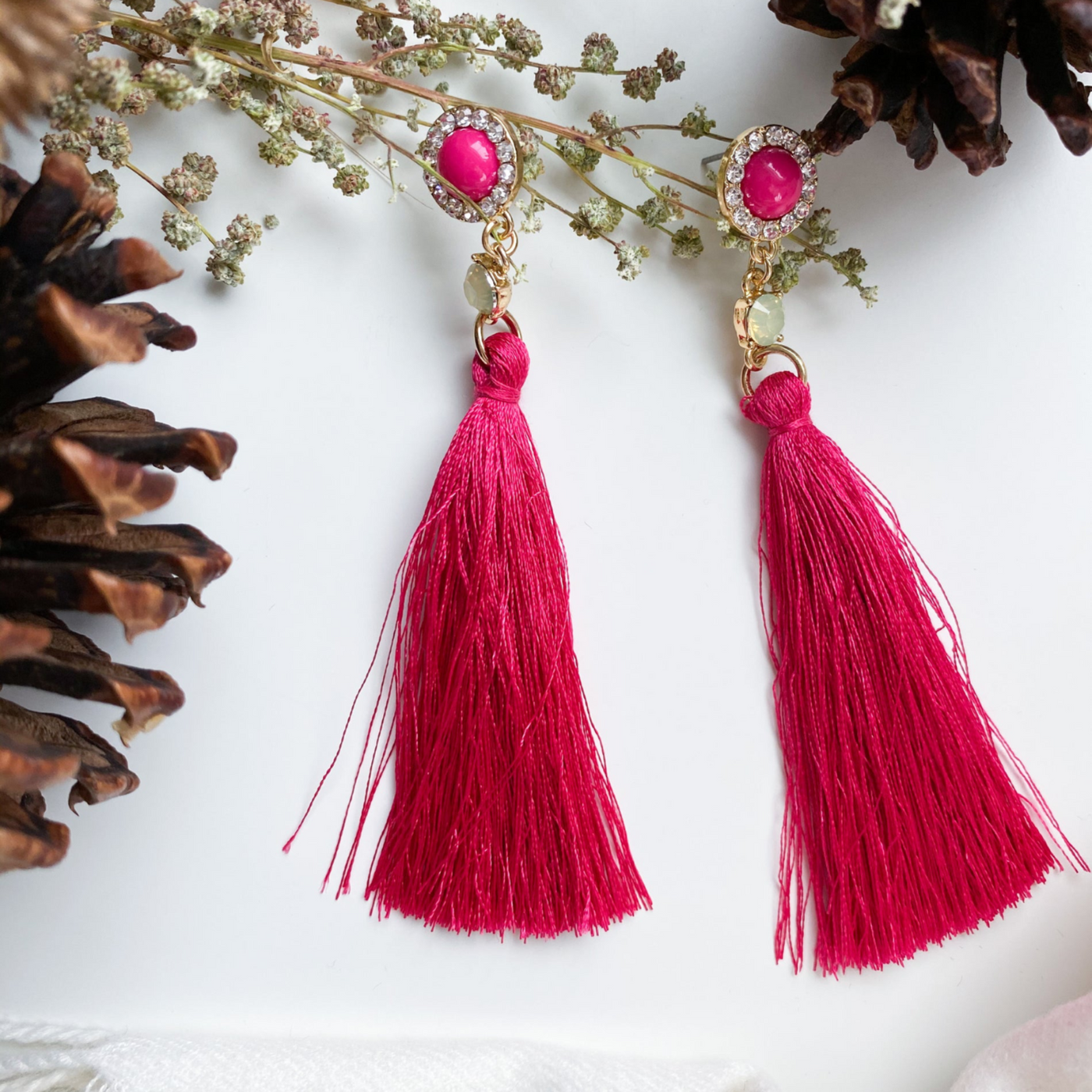 Pink Champagne Earrings