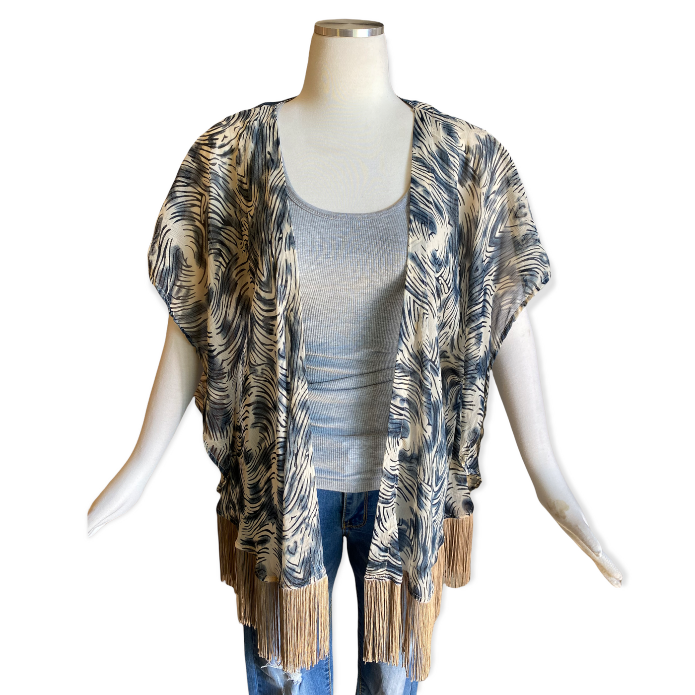 Gold Beach Kimono Navy