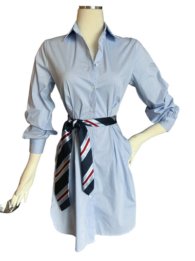 Hartford Striped Shirt Dress