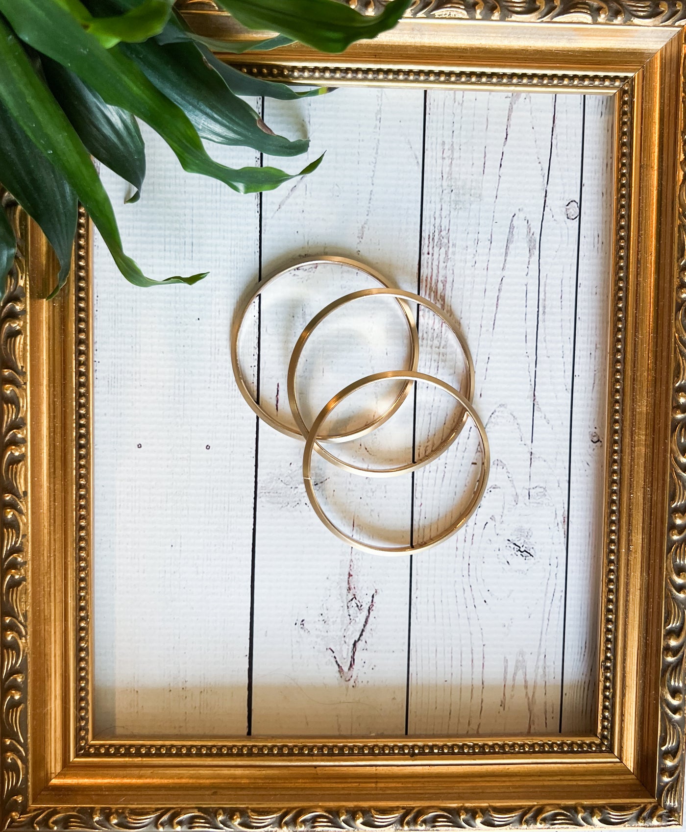 Jo Bangle Bracelet set of 3 Gold