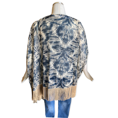 Gold Beach Kimono Navy