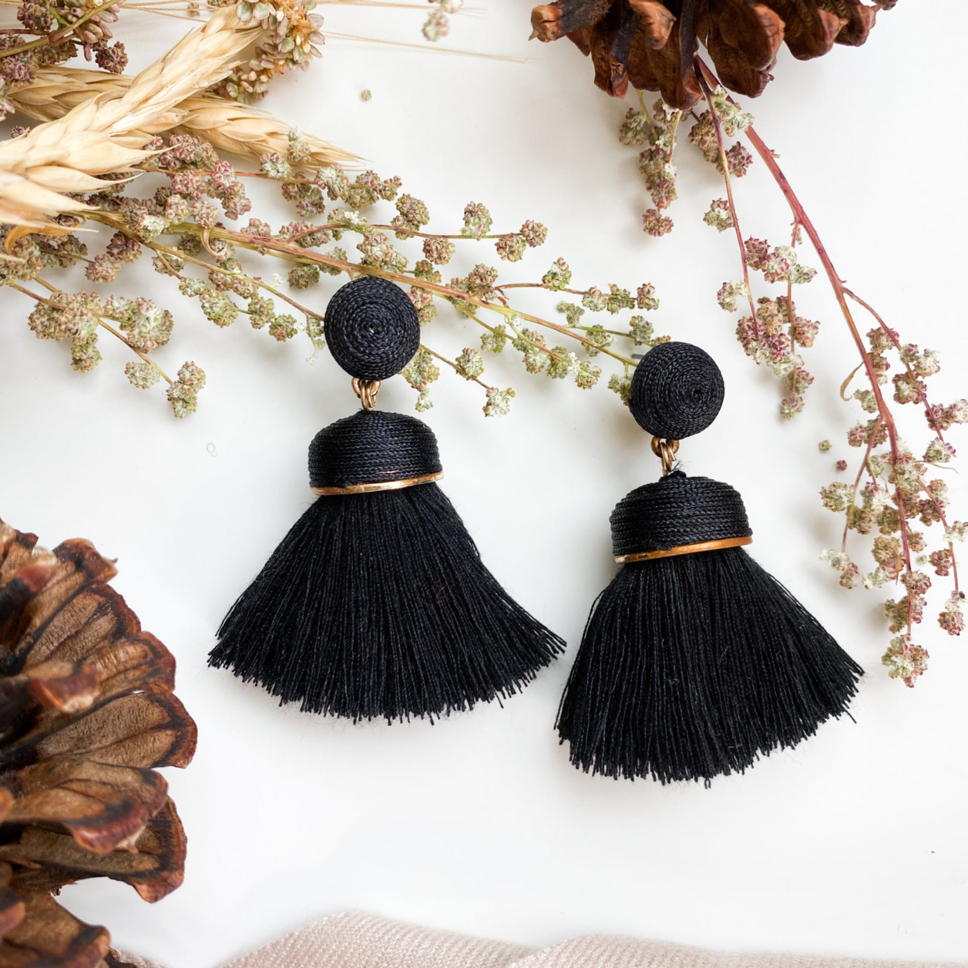 Saguaro Earring Black