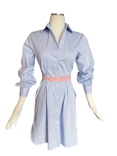 Hartford Striped Shirt Dress