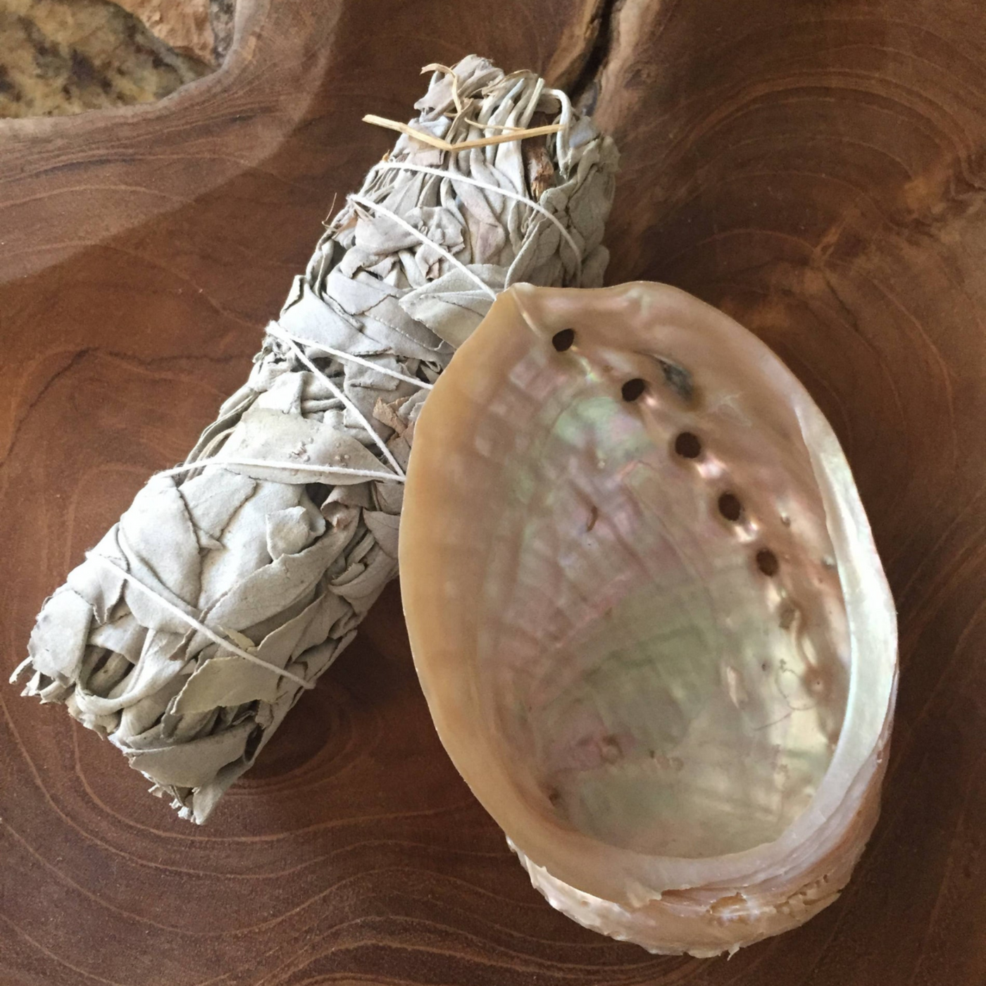 Smudge Set - Natural Sanitizer - Abalone & Sage -Gift Set