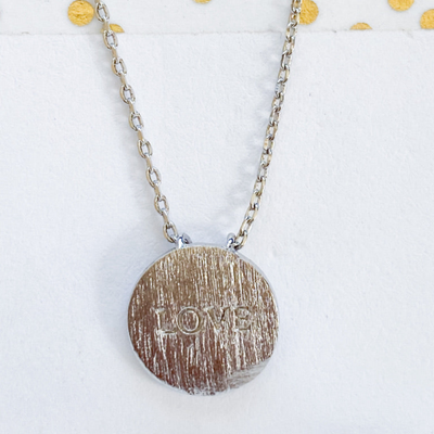 Love Disk Necklace