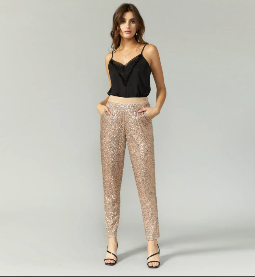 Milan Mini Sequin Pants