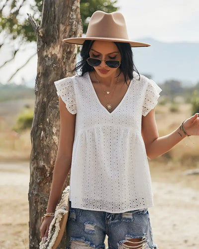 Rock Hill Eyelet Top